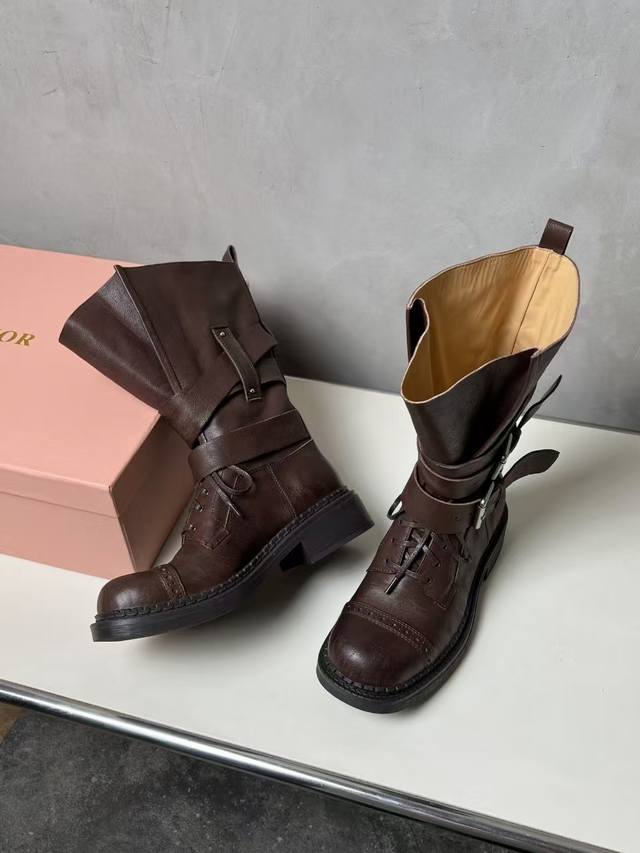 Miumiu's highly anticipated Venom Boots draw inspiration from motorcycle boots,