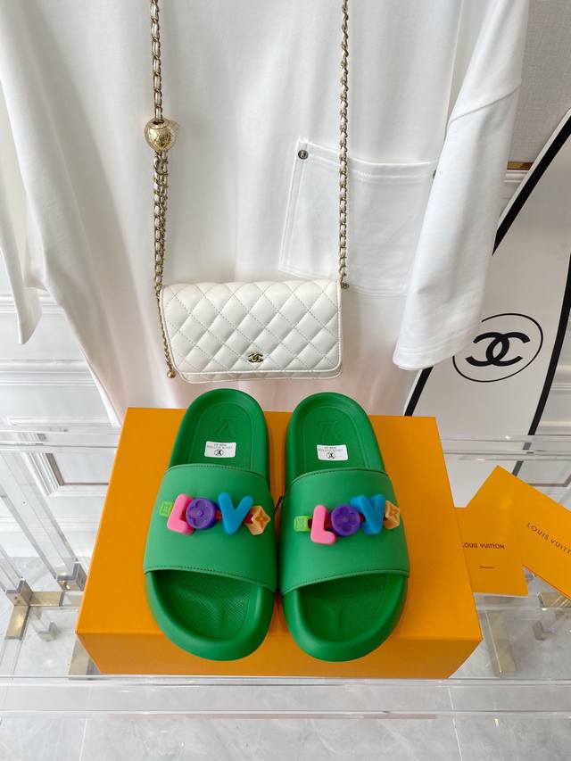 Factory price P Donkey brand Lv Ss high version slippers original development tr