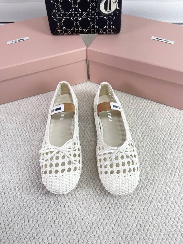 Miu Miu 2025 summer fairy ballet shoes It comes with beauty. Every color is so b