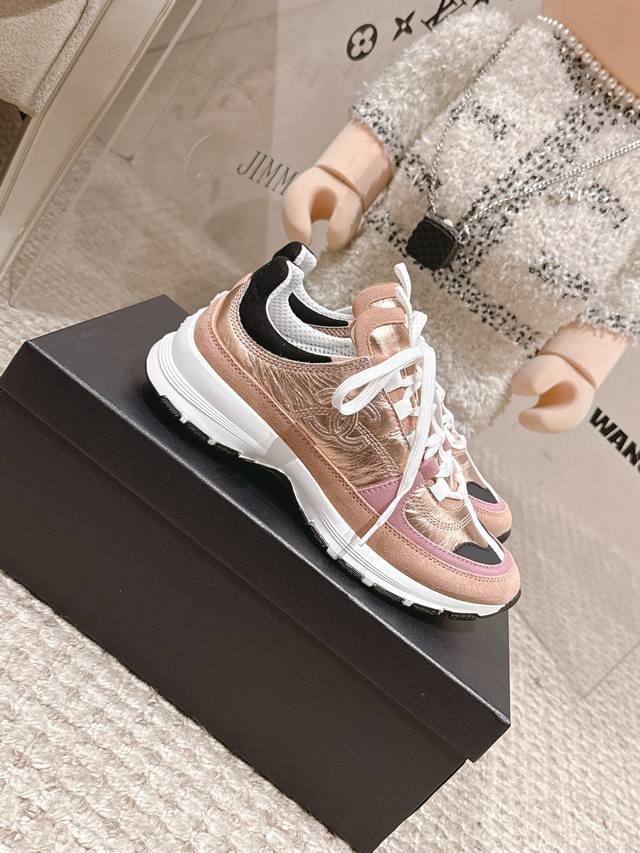 Factory top version 25A panda color thick-soled casual sports shoes Original pur
