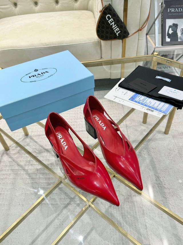 Pradr Prada new factory price P imported leather sole 220 imitation leather sole