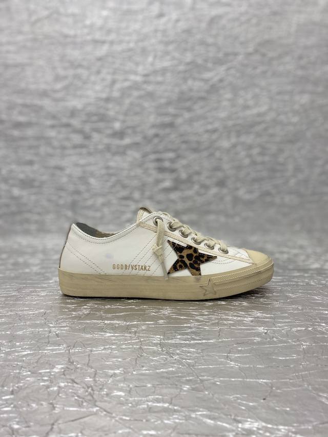 Golden Goose top version Vstar2 dirty shoes Buy the latest original version in t