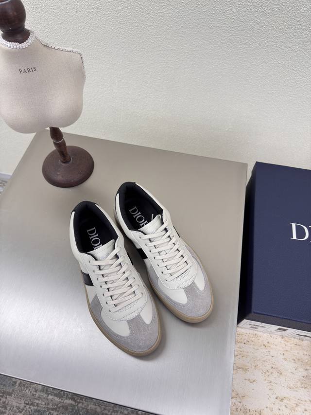 Dior men's and women's Dexun shoes are the same original version Grey men's vers