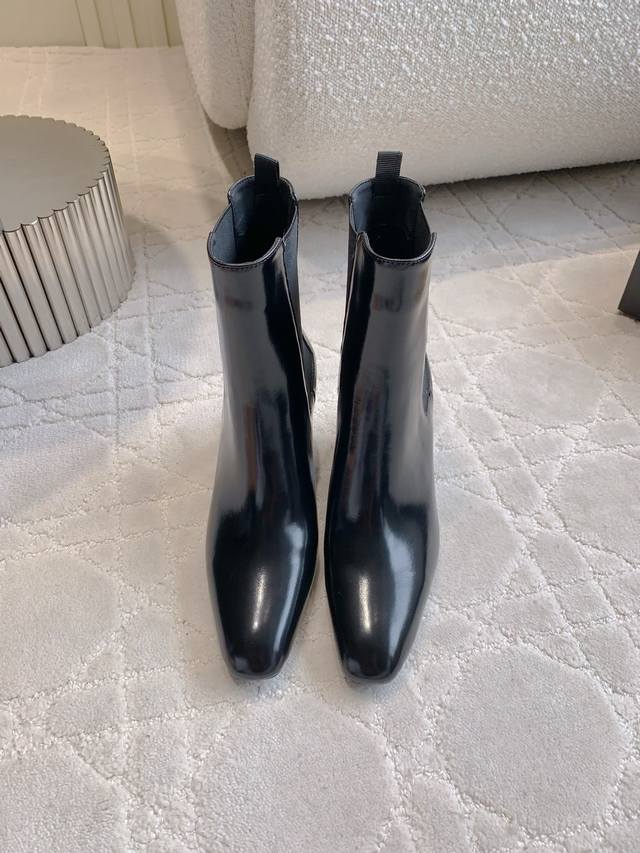 Factory Price Pp Ysl new style thick heel short boots cool Chelsea ankle boots e