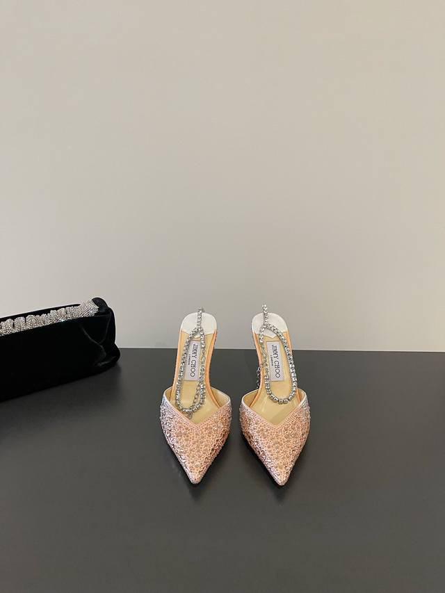 Jimmy Choo Highest quality, latest classic diamond chain, gradient hot diamond,