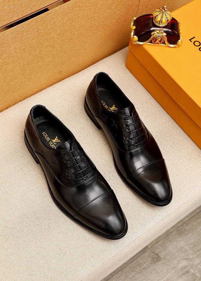 Product trademark: Louis Vuitton business leather shoes Standard size: 39-44 38.