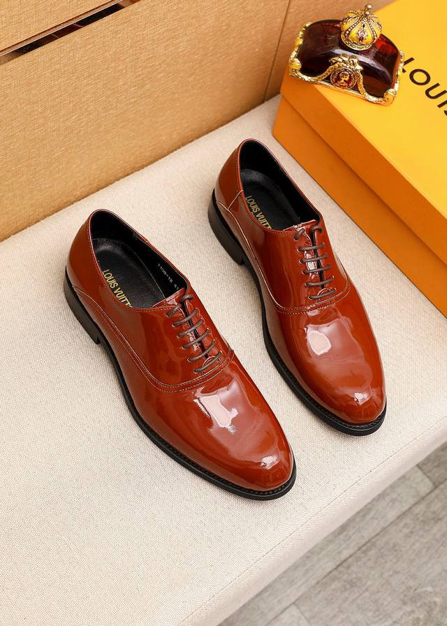 Product trademark: Louis Vuitton business leather shoes Standard size: 39-44 38.