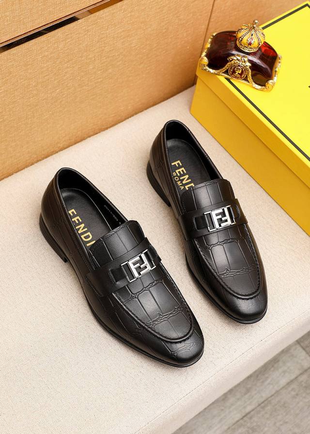 Product trademark: Fendi Fendi casual leather shoes Regular size: 39-44 38.45 Cu