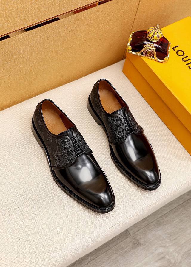Product trademark: Louis Vuitton business leather shoes Standard size: 38-44 45