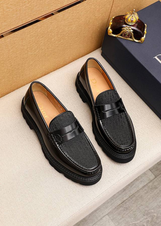 Product trademark: Dior casual leather shoes Regular size: 39-44 45 Customized P