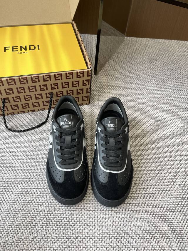 Fendi 2025 latest version skateboard shoes casual sports shoes Fd Match upgraded