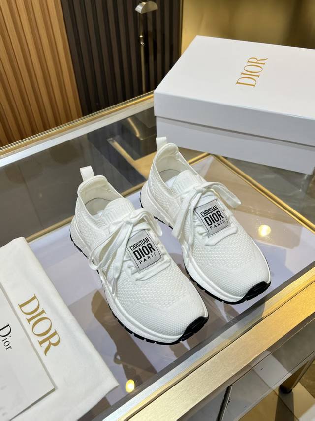 Dior Chrono high version new model. Casual. Business. All-in-one sports shoes. S
