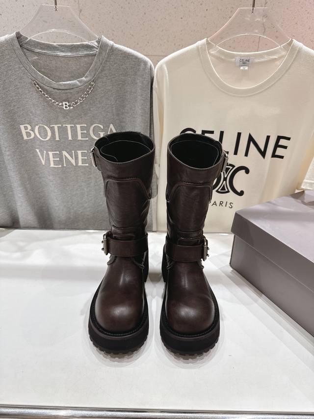 High version factory Balenciag* Balencia 2025Ss autumn and winter new buckle mid