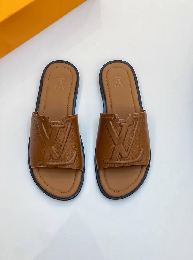 Lv Louis Vuitton L's Venice series slippers Original purchase and development Th