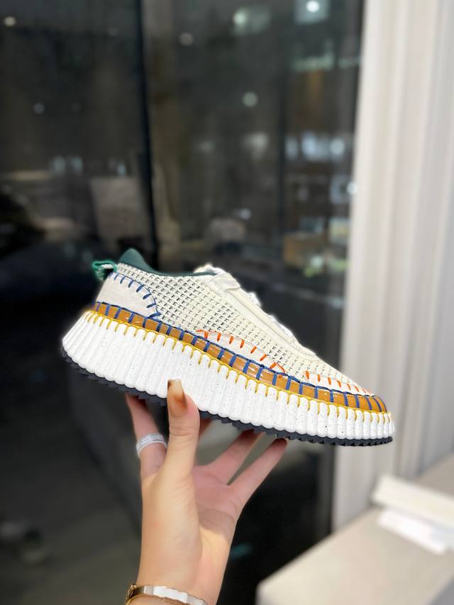 Spring and Summer Chloe Nama Sneaker Rainbow Series Sports Shoes, the same style