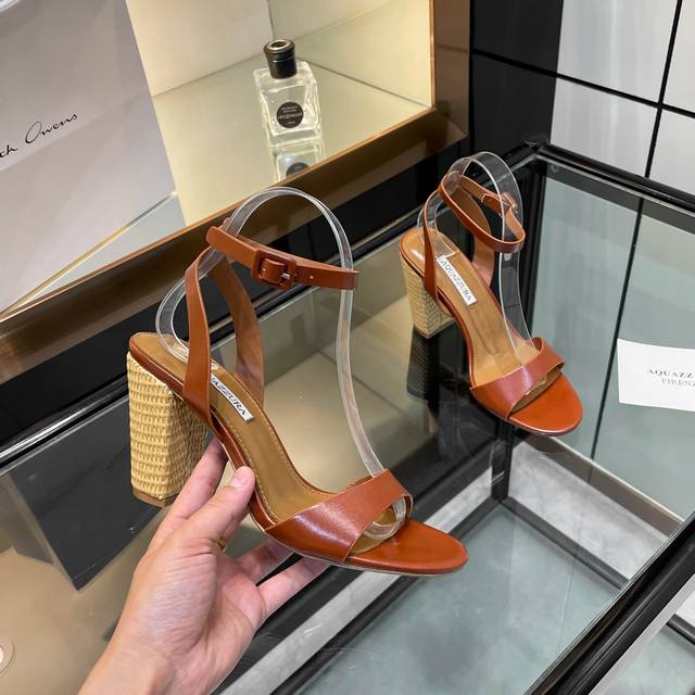 Aquazzura 2025 new sandals top version purchasing quality original mold custom h
