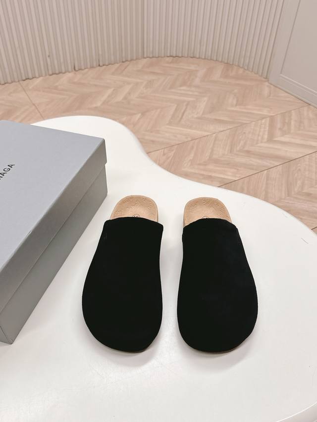 Balenciaga Scholl co-branded cork-soled slippers Birkenstock half-slippers are a