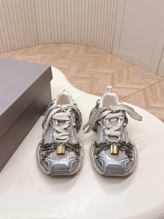 out # 225 / Balenciaga flash 3Xl chain lock dad shoes shipped Continuing the tre