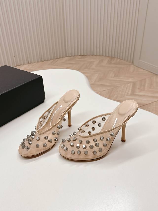 New Alexander Wang models! Alexander Wang high heels, luxury women's Alexande* W