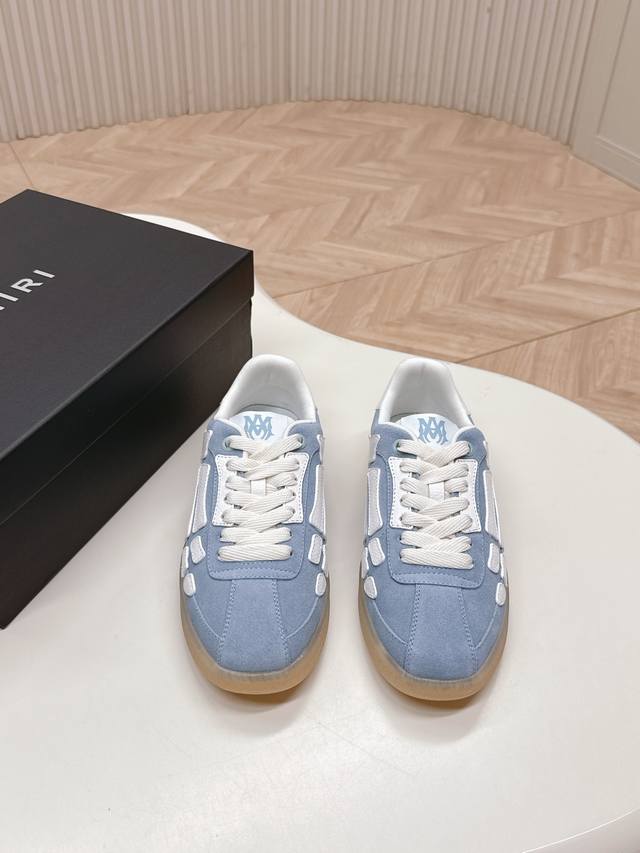 New color! Amiri 2025 new bone boots sports casual sneakers classic versatile fa