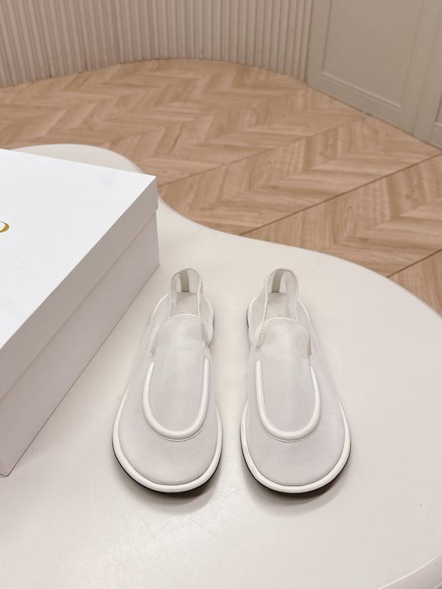 The Row 25Ss summer limited edition ice mesh shoes, real air-conditioning shoes,