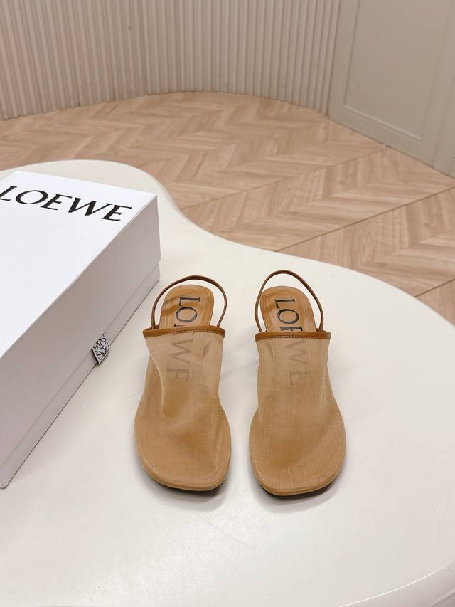 The latest Loewe 25Ss summer limited edition ice mesh slippers are released. The
