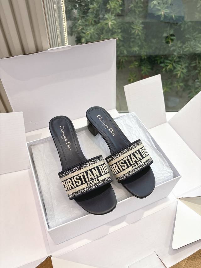 G269 airplane box WYSIWYG purchasing level #Dior embroidered slippers sandals 20