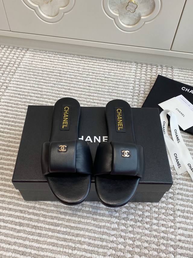 Purchasing-level Chane* Xiaoxiang 25 new super soft sheepskin bread flat slipper