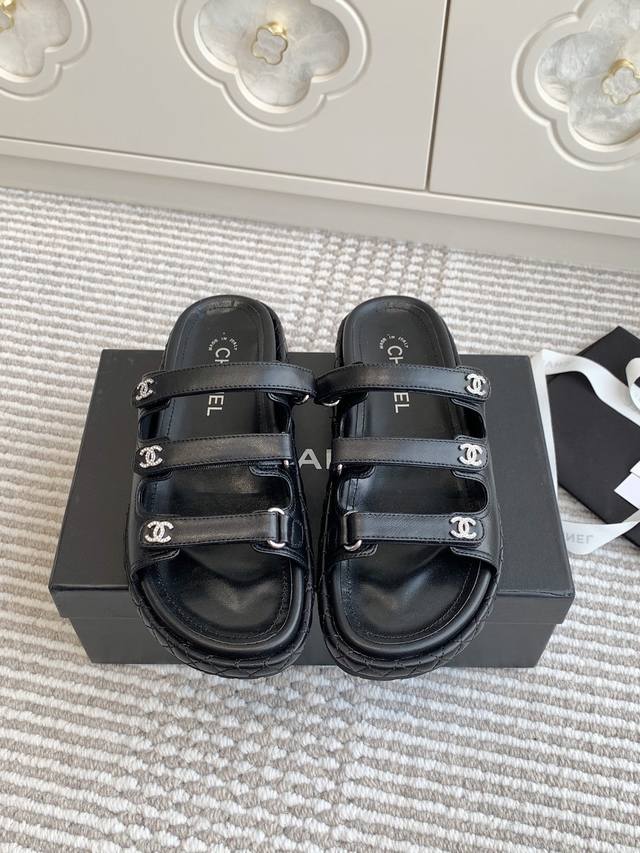 Purchasing-level Chane* Xiaoxiang 25 new Velcro Cc diamond buckle thick-soled sa