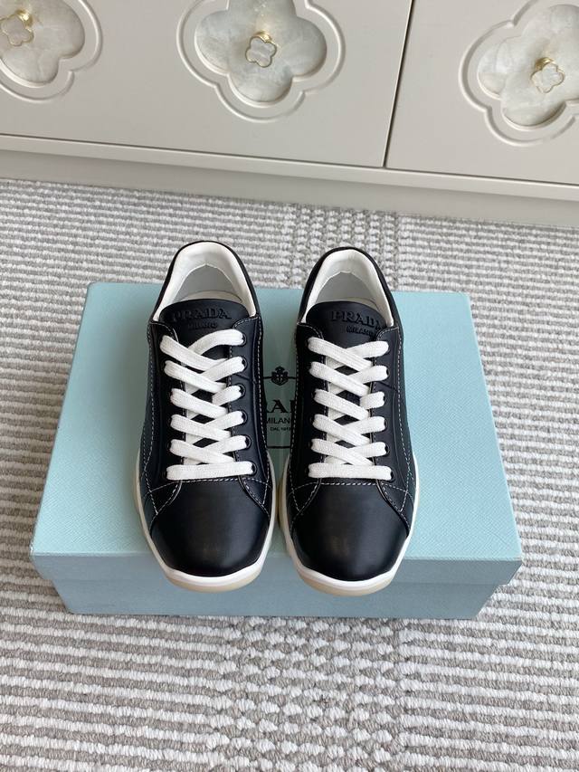 Prada 25Ss new spring and summer lace-up casual sports shoes, Dexter shoes , pre