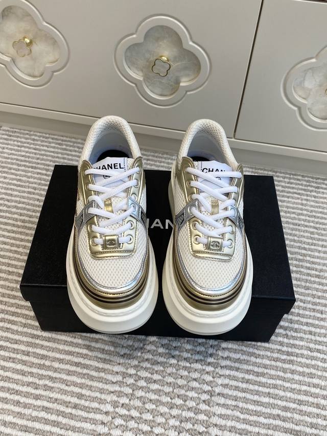 Chanel's new thick-soled sneakers