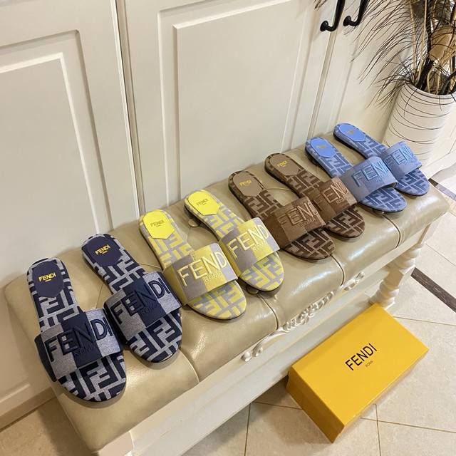 Factory price Pp rubber sole, leather sole custom made, Fendi new slippers, jacq