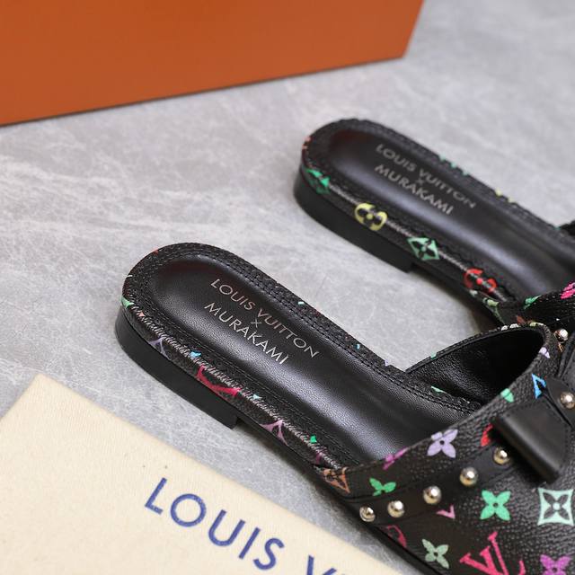 Top version Lv new slippers Original mold bottom flower Lv Louis Vuitton 22 2025