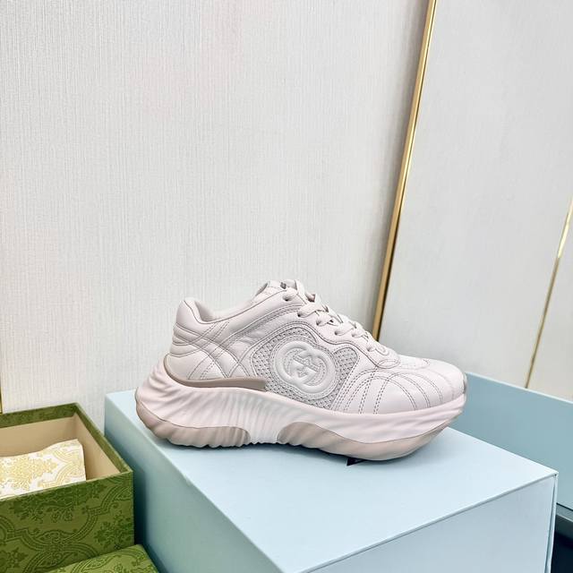 Factory price PP men's and women's top version Gucci Gucci dad shoes top version