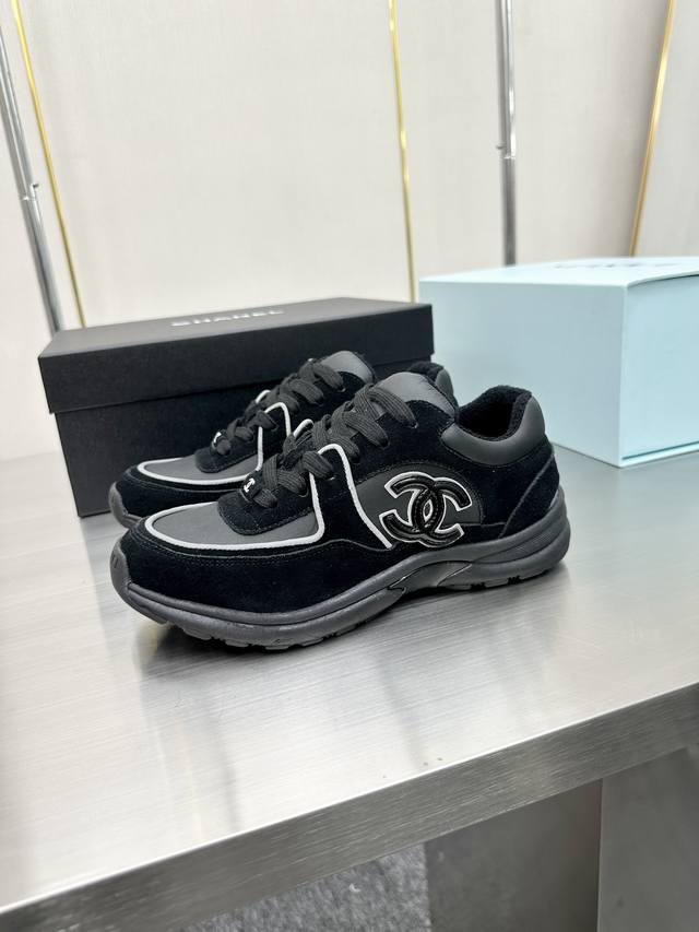 Men's +50 top version Chanel counter top casual sports shoes This classic design