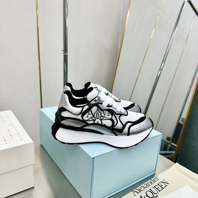 top version, couple size 35-44 Alexander Mcqueen Early Spring New Sprint Sports