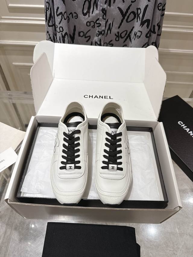New Chanel 25P Dexter Baseball Shoes with a full set of airplane boxes Original