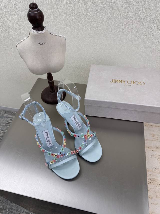 Jc Beautiful small flower sandals 25 Accessories series Jimmychoo Collins Store