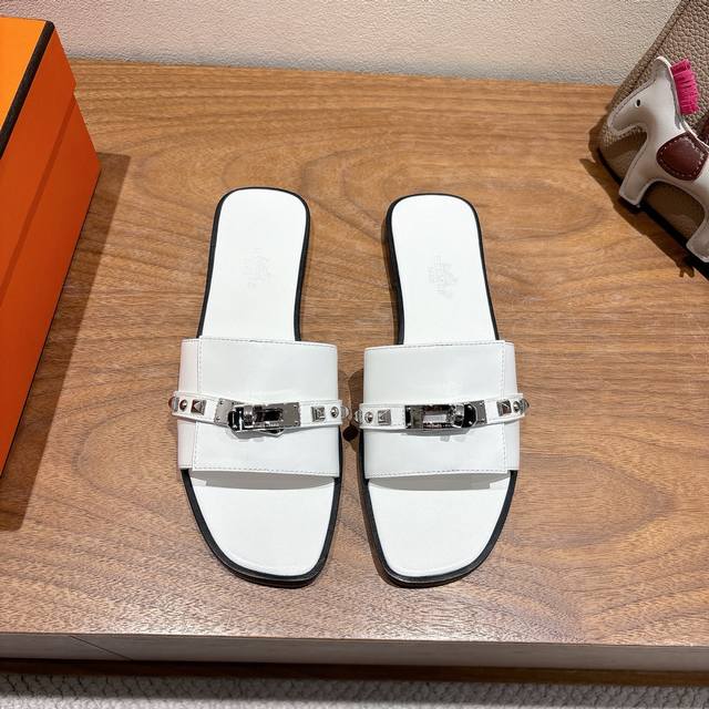 Hermes... Hermes flat slippers! 2025 new products + hot-selling series! leather