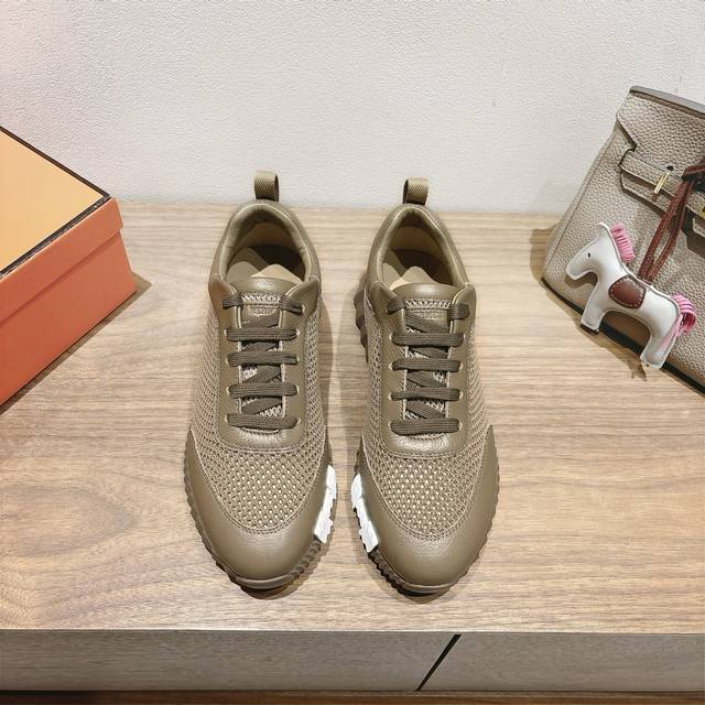 Hermes Ss25 New Arrival~Casual sports shoes! The hottest couple style in the cou