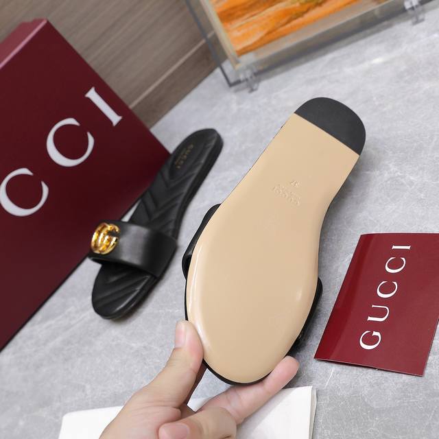 Exclusive top version Gucci 2025 spring and summer latest hot-selling sandals se