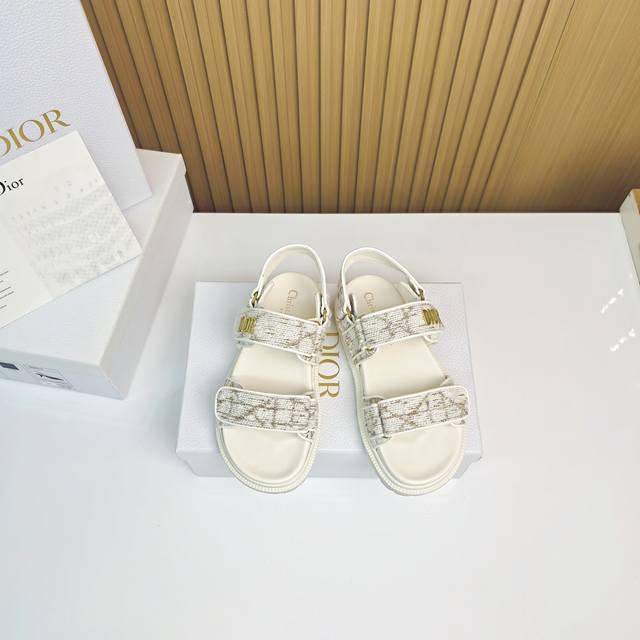 white woolen cloth sandals