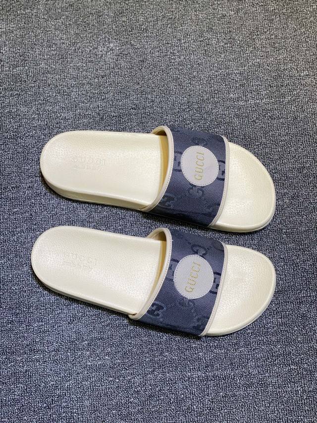 Top version Good quality couple's model Gucci printed slippers A highly anticipa