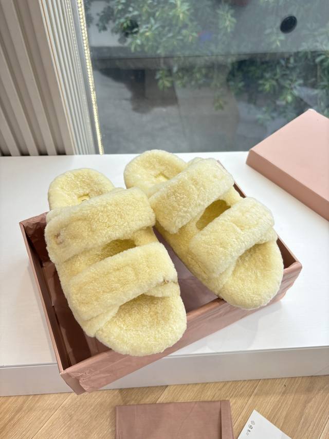 What you see is what you get G0286 In stock Miumiu* Miu Miu thick sole 2025 new