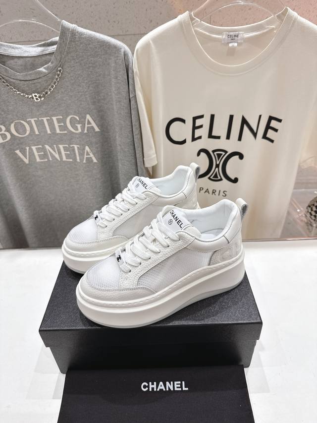 High version factory Chane* Xiaoxiang 2025Ss latest biscuit shoes are currently