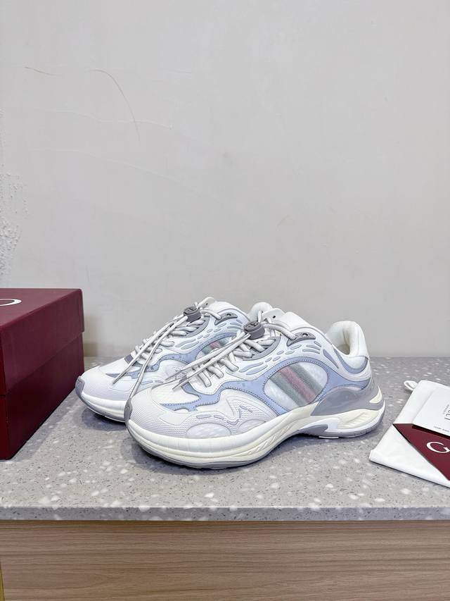 Gucci 25Ss hot new couple style retro sneakers dad shoes This Gucci 2.0 reinterp