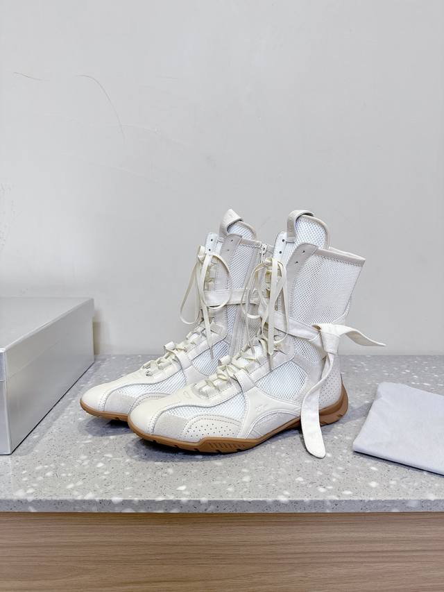 Quai Niche fashion brand 25Ss spring and summer new boxing boots casual boots Th