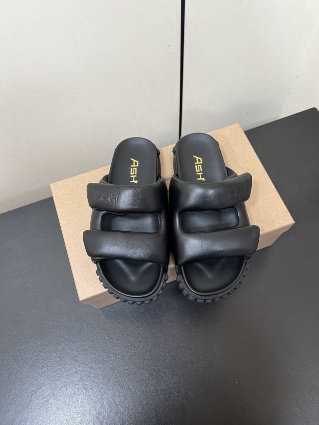 Ash 25Ss Spring and Summer new series casual flat slippers counter synchronized