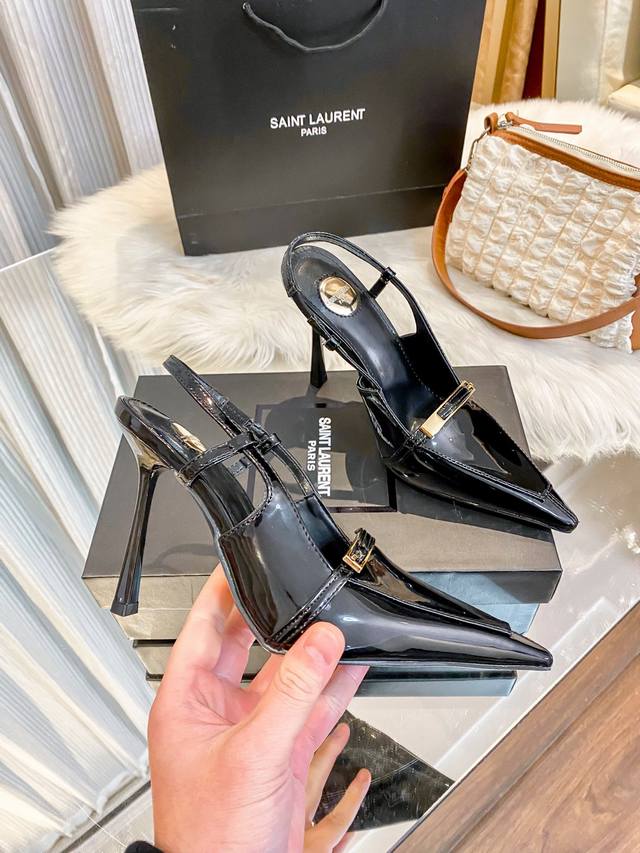Factory: Saint Laurent Ysl new pointed high-heeled sandals high-heeled shoes sti