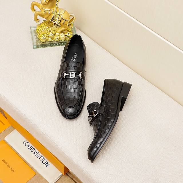 Factory P price Louis Vuitton Lv high-end business formal leather shoes! ! Luxu